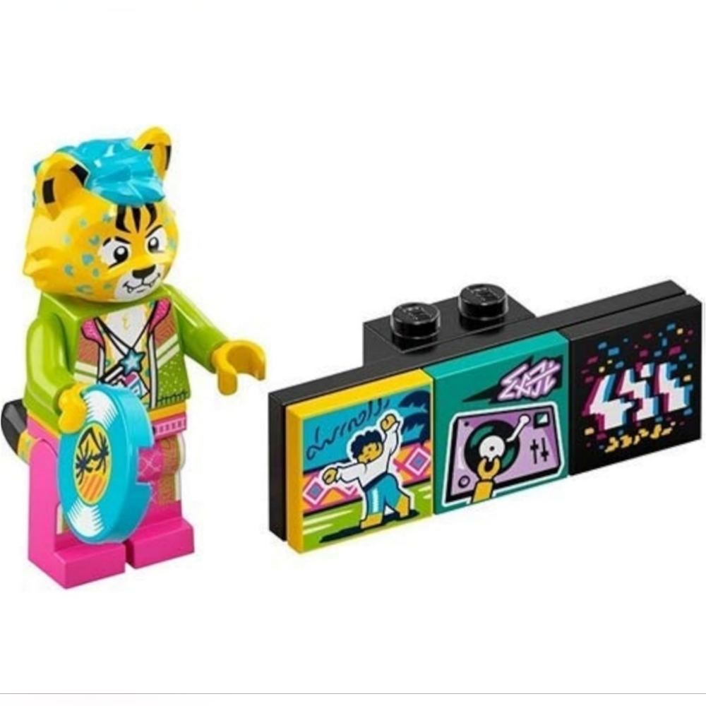 Lego Vidiyo 43101 DJ Cheetah Minifigure NWT Building Toy Set Series 1 Bandmates